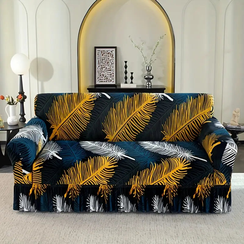 Printed Jersey Sofa Cover