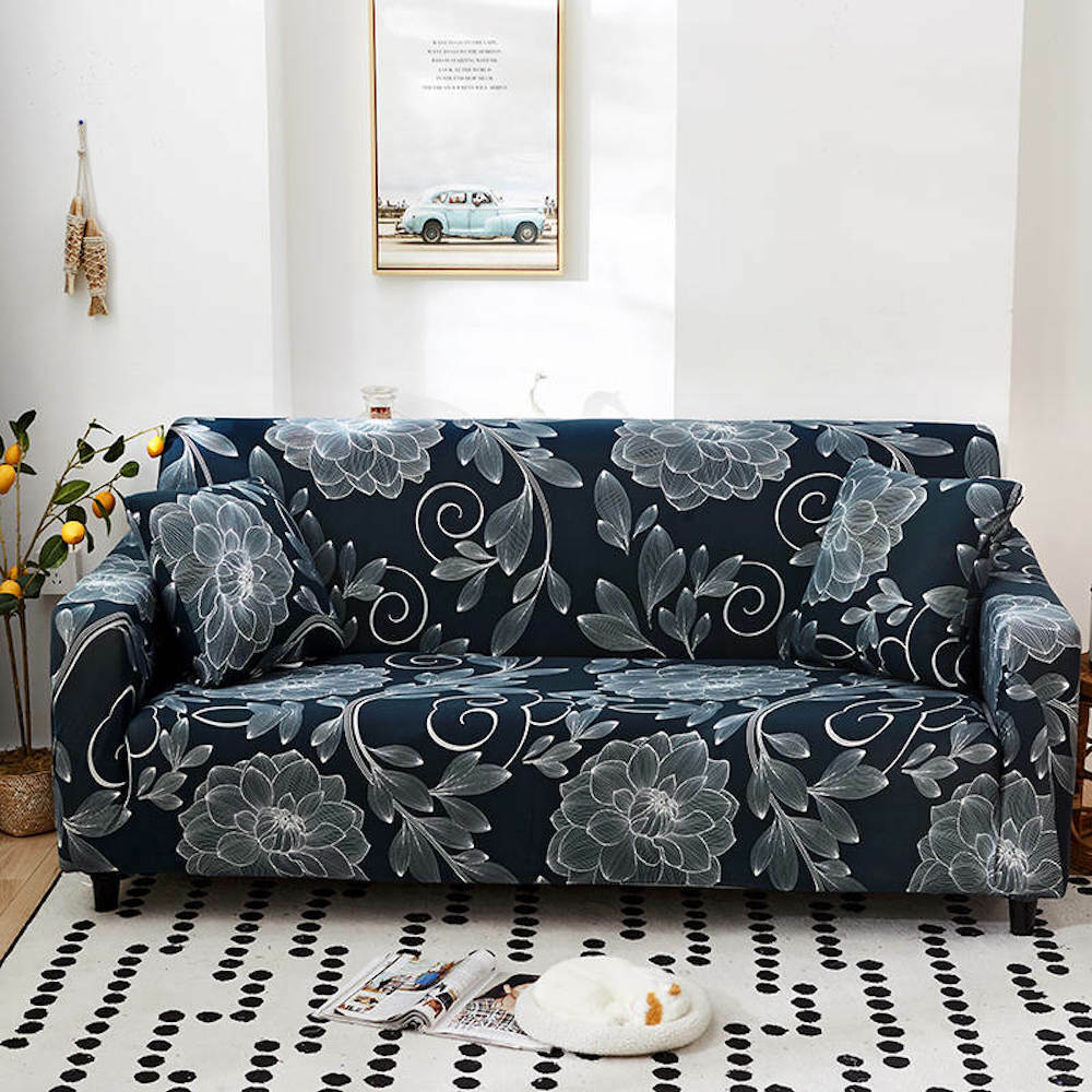 Printed Jersey Sofa Cover