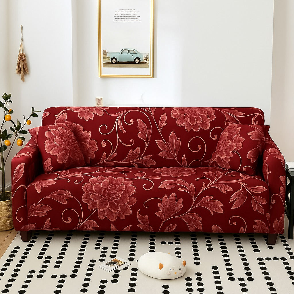Printed Jersey Sofa Cover