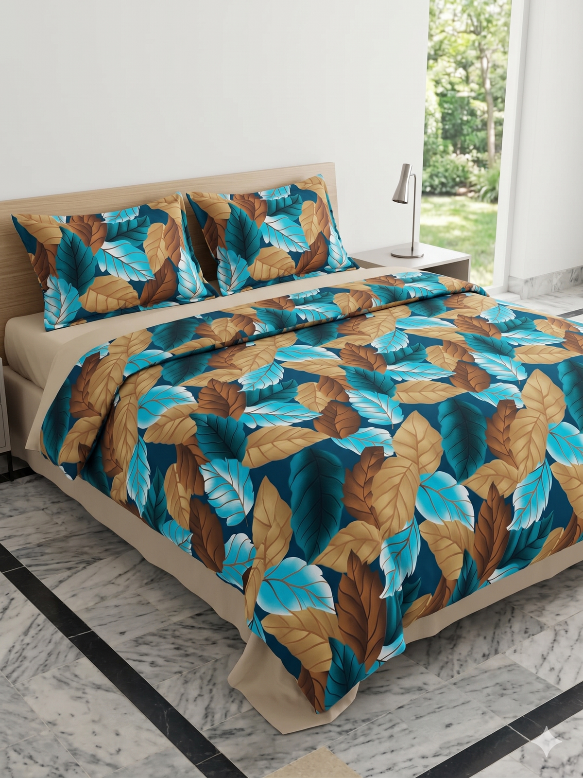 3 Pcs Bed Sheets (Crystal Fabric)
