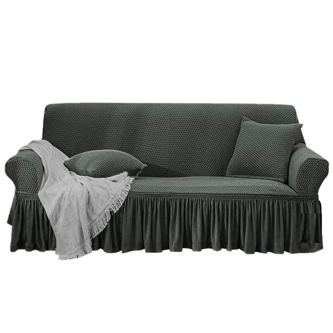 Turkish Style Sofa Covers - Grey (Dark)