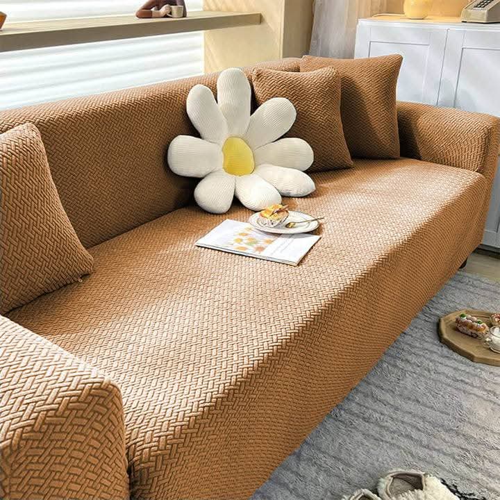 Stripe Jacquard Sofa Cover (Skin)