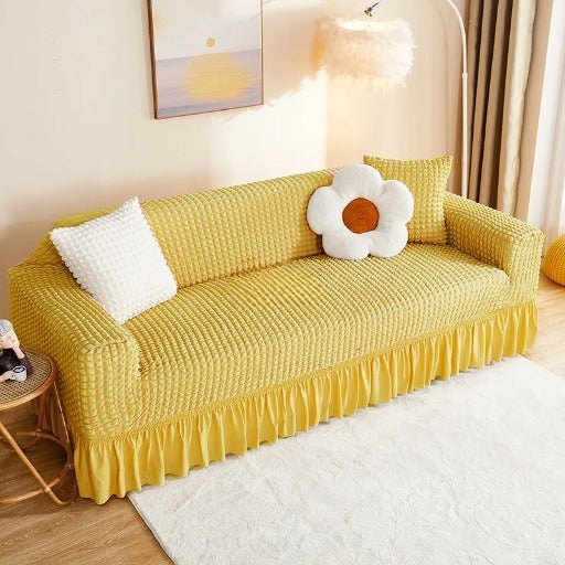 Bubble Sofa Covers  (Golden-Beig)
